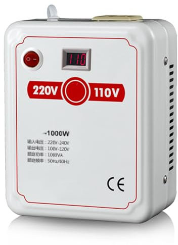 ZYT-DHRUCB 1000W Voltage Converter Transformer 110V to 220V/ 220V to 110V, Step Up/Step Down Power Converter for Household Appliances,220V-to-110V