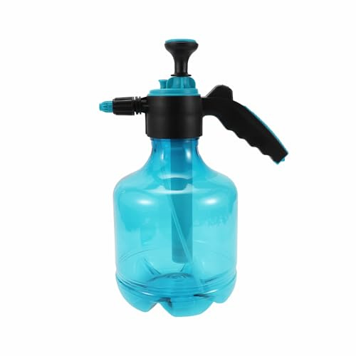 Hihaha Pulverizador De Bomba Azul 1 Pc Para Jardín Hogar Plástico | Tamaño 34.5x15cm, Capacidad 3L, Para Oficina Y Bonsái, Mango Cómodo, Diseño Transparente, Ligero Y Duradero