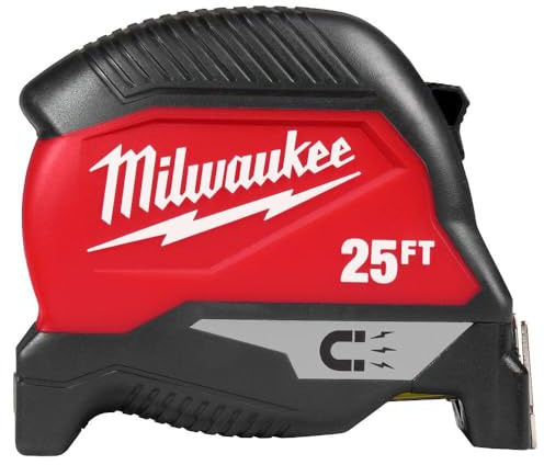 Milwaukee Elektrisches Magnetbandmaß, 7,6 m