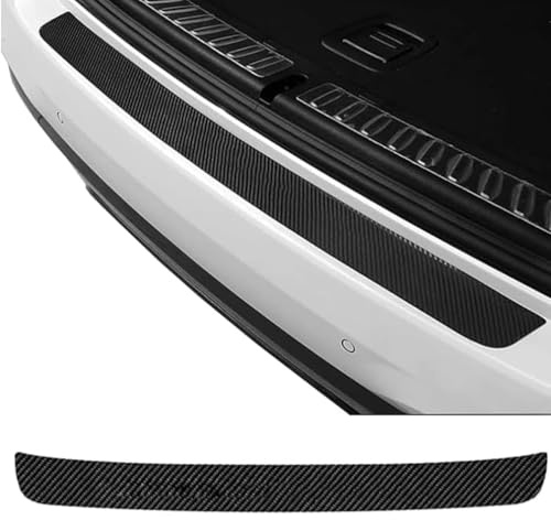 CWMMS Protezione Paraurti Posteriore Auto per Fiat Panda Cross City Cross Hybrid 2021-2023 2024, Strisce Decorative AntiGraffio per Battitacco in Fibra di Carbonio per Bagagliaio