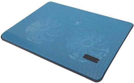 WGFOIP Sous-ventilateur pour ordinateur portable, équipé de 2 ventilateurs haute performance avec support ajustable et mesh métallique 1.5mm, Refroidisseur portable, pour gaming et travail sur ordinat