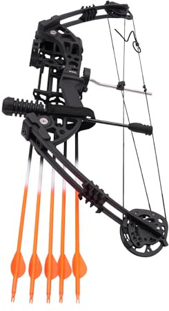 Compoundbogenset, 30-60lbs Einstellbar Jagd Sportbogen, Bogenschießen Jagdbogen für Erwachsene Jugend Anfänger Outdoor-Schießen Set