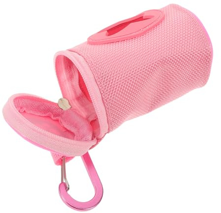 BUGUUYO Dispenser Sacchetti Rifiuti Cani Robusto e Resistente Strappo Porta Sacchetti da Passeggio per Guinzaglio Uso Comodo una Mano per Raccolta Igienica all Aperto