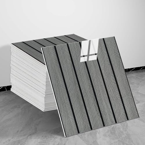 ByteRunning Marbre Carrelage Adhesif Mural Panneau,Credence Adhesive pour Cuisine Marbre,Dalles de Plafond décoratives en PVC,Résistant à L'humidité et à l'eau,pour Les Murs Qui Perdent de Poussière