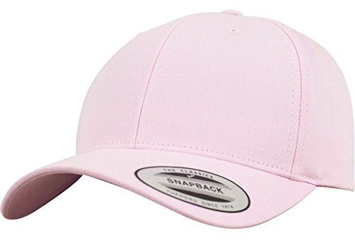 Flexfit Unisex Cap Curved Classic Snapback, Baseballcap mit vorgebogenem Schirm und verstärkter Front, Einheitsgröße