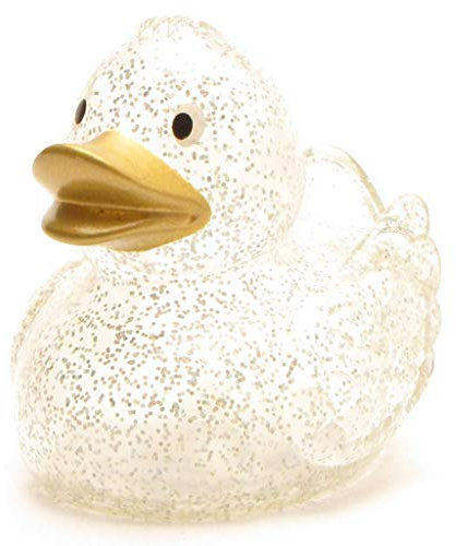 Badeente Camilla - Glitzer mit goldenem Schnabel