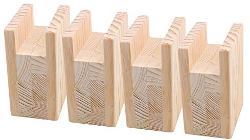 Yibuy 4 x Möbeltisch-Erhöhung, 4 x 10 cm, Erhöhung der Erhöhung der Erhöhung
