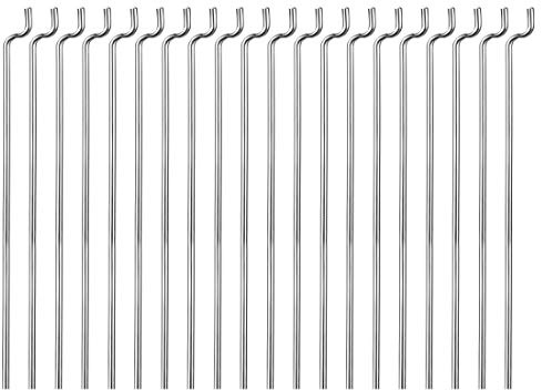 sourcing map 1,2mm x 340mm (13,3 Zoll) Stahl Z Zug/Druckstangen Teile für RC Flugzeug Boot Ersatz (Packung von 20)