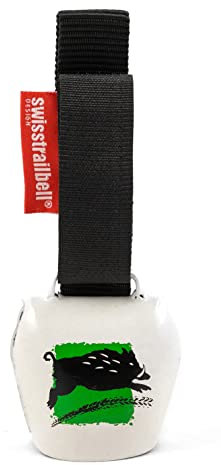 Das Original! swisstrailbell® BlackForest Edition weiß/grün: Be Wild, Trailbell