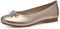 Jana Women's 8-22163-41 Ballet Flat, Champagne, 5 UK
