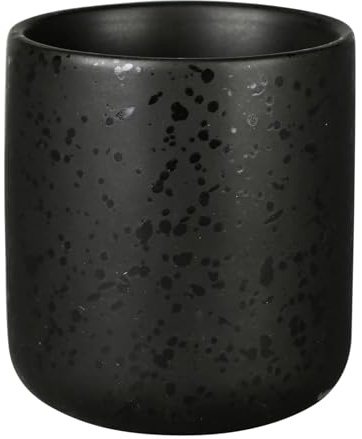 GENEVIEVE LETHU 536231 - Vaso (16 cl, de gres (6 cm de diámetro, 7 cm), color negro mate