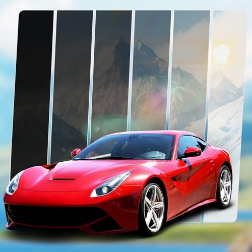 IAQWE 80% VLT Ceramic Car Window Tint Film 20 in x 10 ft Roll, High Heat Rejection, UV Block & Privacy, Shatterproof & Scratch Resistant