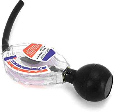 Para el kit de comprobador de refrigerante: densitómetro de refrigerante, reemplazo del comprobador de refrigerante anticongelante de tipo dial de alta precisión profesional, densitómetro de líquido