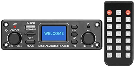 Huudngeje Riproduttore Audio Digitale Bluetooth Lettore MP3 Lettore Musicale Scheda di Decodifica 128X64 Dots LCD USB SD BT Modulo Lettore Musicale FM TPM119B