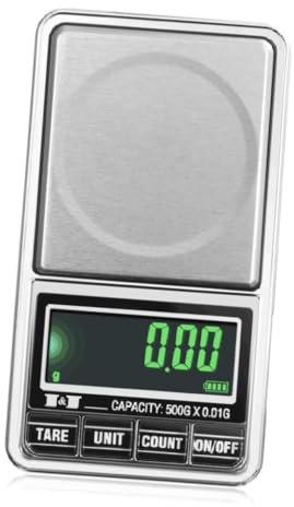 NAMOARLY 1000g Digitale Präzisionswaage Mit Tragkraft Und Ablesbarkeit Kompakte Taschenwaage Mit Lcd-display Und Hintergrundbeleuchtung Für Schmuck Und Postsendungen