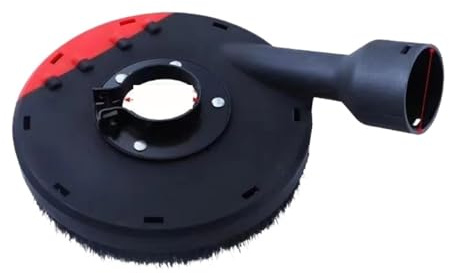 Dust Extractor, Angle Grinder Dust Shroud, Universal Surface Grinding Dust Cover 100/125mm Grinder Attachments for Dust Collection Grinding(B)