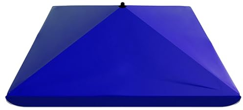 Copertura rettangolare di ricambio per ombrellone da giardino, spiaggia e esterni, tela resistente, impermeabile, blu, 1,8 x 2,2 m