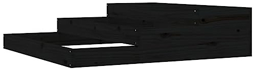 Générique Fioriera in legno massello di pino nero 107x107x27 cm