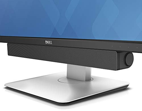 DELL AC511M altavoz soundbar 2.0 canales 2,5 W Negro - Barra de sonido (2.0 canales, 2,5 W, 2,5 W, Alámbrico, 406 mm, 49 mm)