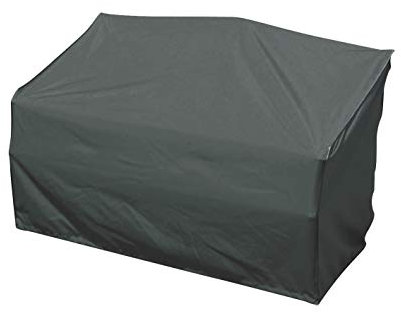 greemotion Funda Protectora para Sofá de jardín Bahia, Cubierta de sofá de Exterior de Poliéster Impermeable, Gris Claro, Aprox. 123 x 110 x 100 cm