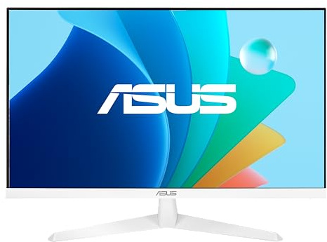 ASUS VY279HGR-W, Monitor Gaming Eye Care da 27 FHD IPS (1920x1080), Bianco | 120Hz, 1ms (MPRT) Response Time, SmoothMotion, Adaptive Sync, Tecnologia Eye Care Plus, Filtro Luce Blu, Senza Sfarfallio