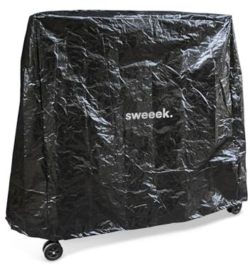 Alice's Garden - PVC-Abdeckung Schwarz für Tischtennisplatte im Innen- und Außenbereich