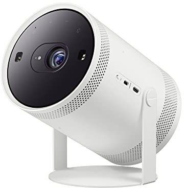 SAMSUNG SP-LSP3BLAXXE Proyector Smart TV con diseño rotante 360 Grados, Sonido 360 con Altavoz Premium, Calibración Automática y Compatible con asistentes de Voz