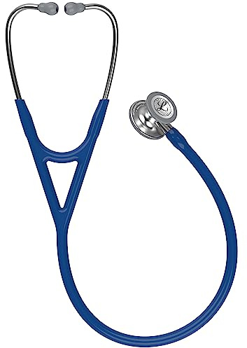 3M Littmann Cardiology IV Stethoskop mit Gratis Gravur und Penlight (Marineblau)