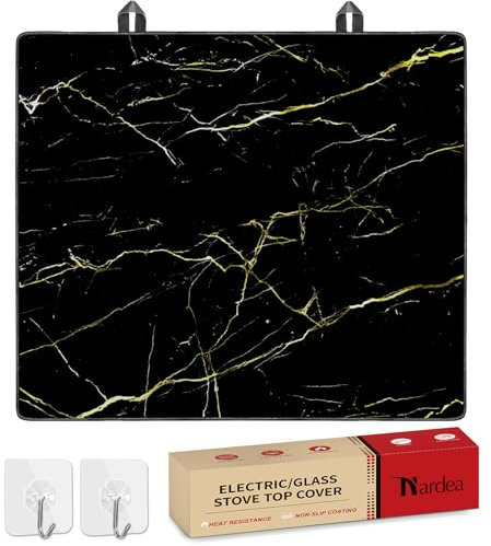Nardea Protection Plaque de Cuisson Vitrocéramique (Black-1)