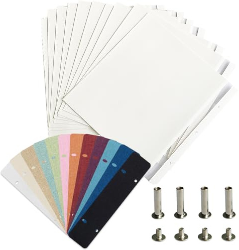 Vienrose Photo Album Sticky Blank Pages Self Adhesive for 4x6 8x10 Pictures Supplementary Inner Page, 31.5 x 32.5 cm