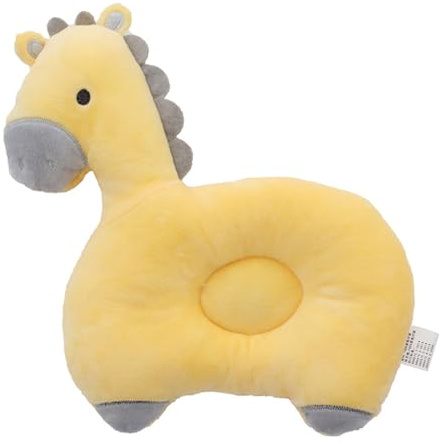 champracer Kinderkissen, Einzigartige Tiere Schlummerkissen, kinderkopfkissen Memory Schaum Kinderkissen Gegen Plattkopf, Kissen Ergonomisch, Atmungsaktiv und Hautfreundlich (B,28x24 cm)