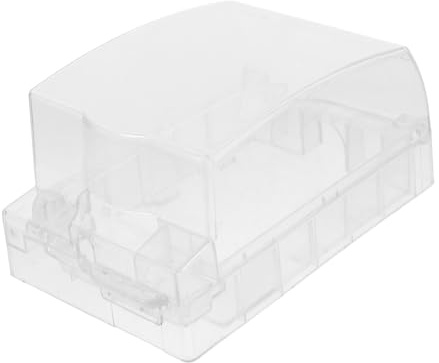 LAPYAPPE Steckdosenabdeckungsbox aus Abs mit Schloss Zuverlässiger Steckdosenschutz für Badezimmer und Küchen Minimalistisches Design Schützt vor Spritzwasser
