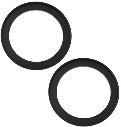 SG Store 2 Pezzi 67mm A 82mm Anelli Adattatori Per Lenti In Lega Di Alluminio Adattatore Per Filtro UV Per Obiettivo Della Fotocamera Nero