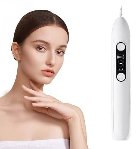 Bolígrafo de Eliminación de Manchas Cutáneas, Kit Profesional de Bolígrafo Removedor de lunares, Control de 9 Marchas, Herramientas para Eliminar Imperfecciones, Verrugas y Manchas en Rostro