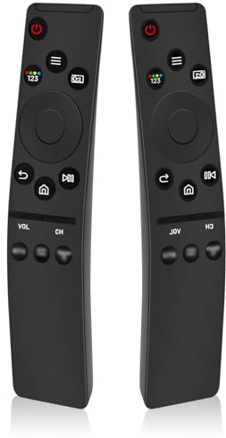 Universal Fernbedienung für Samsung-Smart TV Binghe 2 Stück BN59-01327B Ersatzfernbedienung mit 3 Abkürzungen Kompatibel mit Samsung alle Frame Smart TV-Fernbedienungen (NO Voice)