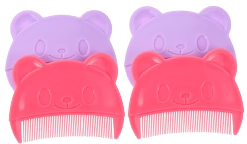 VICASKY 4pcs Comb Fine Tooth Scalp Comb for Newborns Boy Girl Massage Grooming Tool