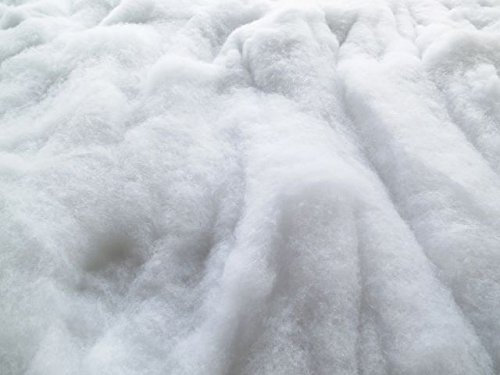 pemmiproducts Schneewatte, universal, 5 kg,weiß, schwer entflammbar British Standard (EUR 15,90 /kg), besonders voluminöse und fluffige Optik, Dekoschnee, Kunstschnee