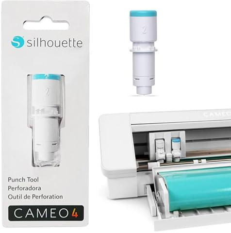 Silhouette America Tool SILH-PUNCH-WERKZEUG Cameo 4 Stanzwerkzeug, Weiß und Schwarz, 1 Count (Pack of 1)