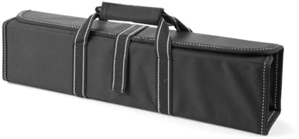 HENDI Messertasche, für 10 Messer und Zubehör, Etui, Zusätzliche Abdeckungen, kein direkten Kontakt zueinander, die Messer sind Nicht enthalten, 510x50x(H) 170mm, Schwarz
