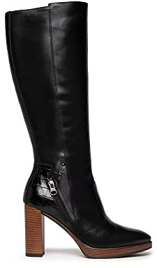 Nero Giardini I205730D Stivali Donna in Pelle - Nero 40 EU
