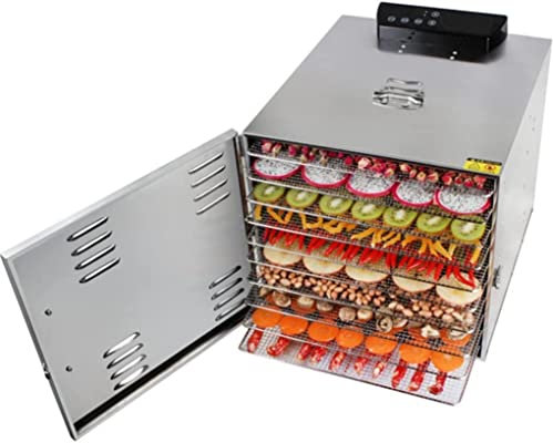 BTURYT 10 Trays Food Dehydrator -Food Dehydrator for Jerky Meat Herbs Fruit Dryer Machine with Digital Timer and Temperature Control