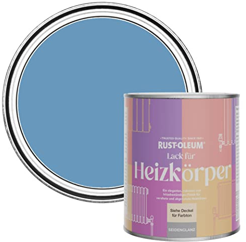 Rust-Oleum Blue Heat Resistant Radiator Paint in Satin Finish - Cornflower Blue 750ml