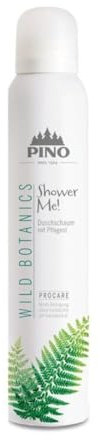 Pino Shower Me ! Duschschaum | Wild Botanics | Maskuliner Duft | mit Sonnenblumenöl | 100% Vegan | Made in Germany | 200 ml (1 Dose = 200 ml)