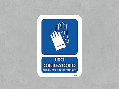 Oedim Schutzhandschuhe, 21 x 29,7 cm, langlebig und wirtschaftlich, aus PVC, 5 Stück
