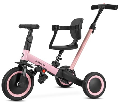 Trehjuling 6-i-1 – Balanscykel från 1 år med Skjutstång – Babycykel för Barn