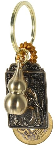 Alipis Llavero Amuleto Chino Taisui Cobre Feng Shui Colgante Suerte Metal Bolsa