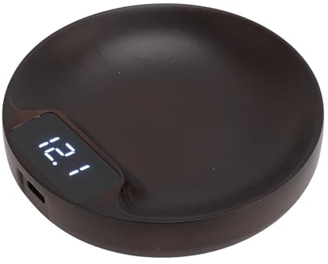 Teewaage, Holz, 0,1 G Genauigkeit, 0,1 G Bis 100 G Bereich, Wiederaufladbare Digitale Küchenwaage mit LCD-Display, Zum Kochen, Küche, Kaffee, Tee