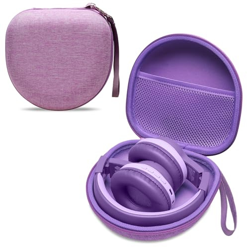 XANAD Kids Headphones Case for iClever/EarFun Foldable Headphone | for iClever BTH18 BTH12 BTH22 BTH26 BTH20 BTH24 BTH27 HS19S/PowerLocus/Belkin/JBL Jr 320BT Kids Foldable Headphones
