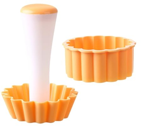 Mini Moldes de Tartas Molde Para Tartaletas Antiadherente Reutilizable y