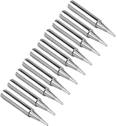 Set di 10 punte per saldatura di ricambio 900M-T-B, materiale di alta qualità, resistenti alla corrosione, facili da pulire, compatibili con diverse stazioni di saldatura (900M-T-B)